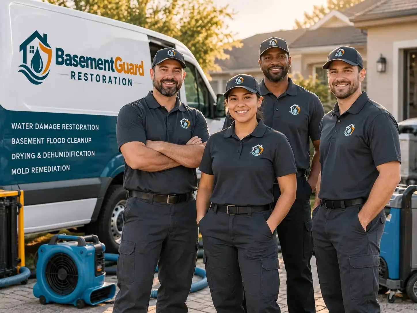 Basement Water Damage Restoration company in Pringle, SD